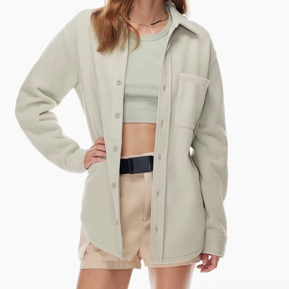 TNA Jackets & Blazers - Aritzia TNA Fleece Shacket